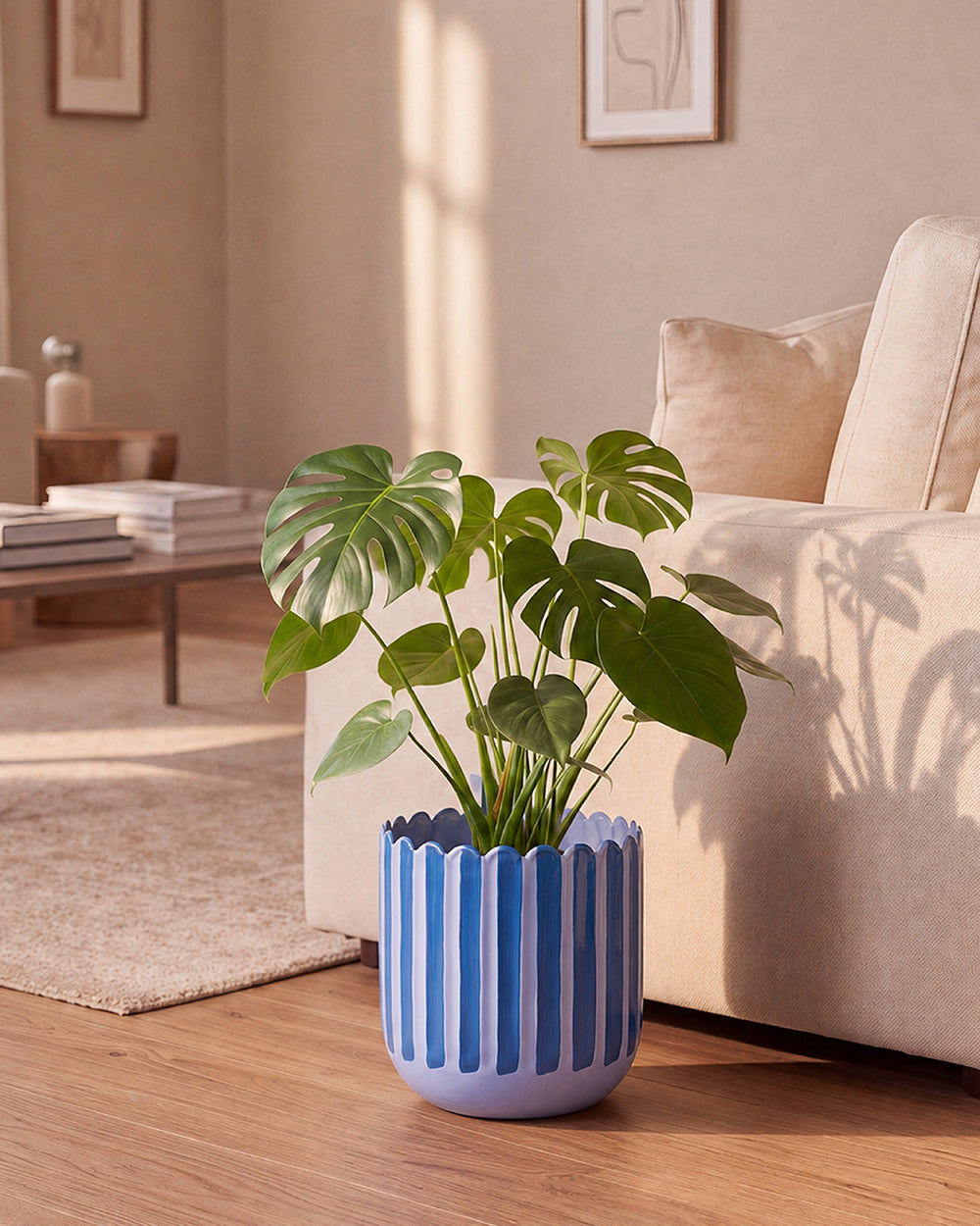 Blue Grove Metal Planter - Large | Forest Folklore