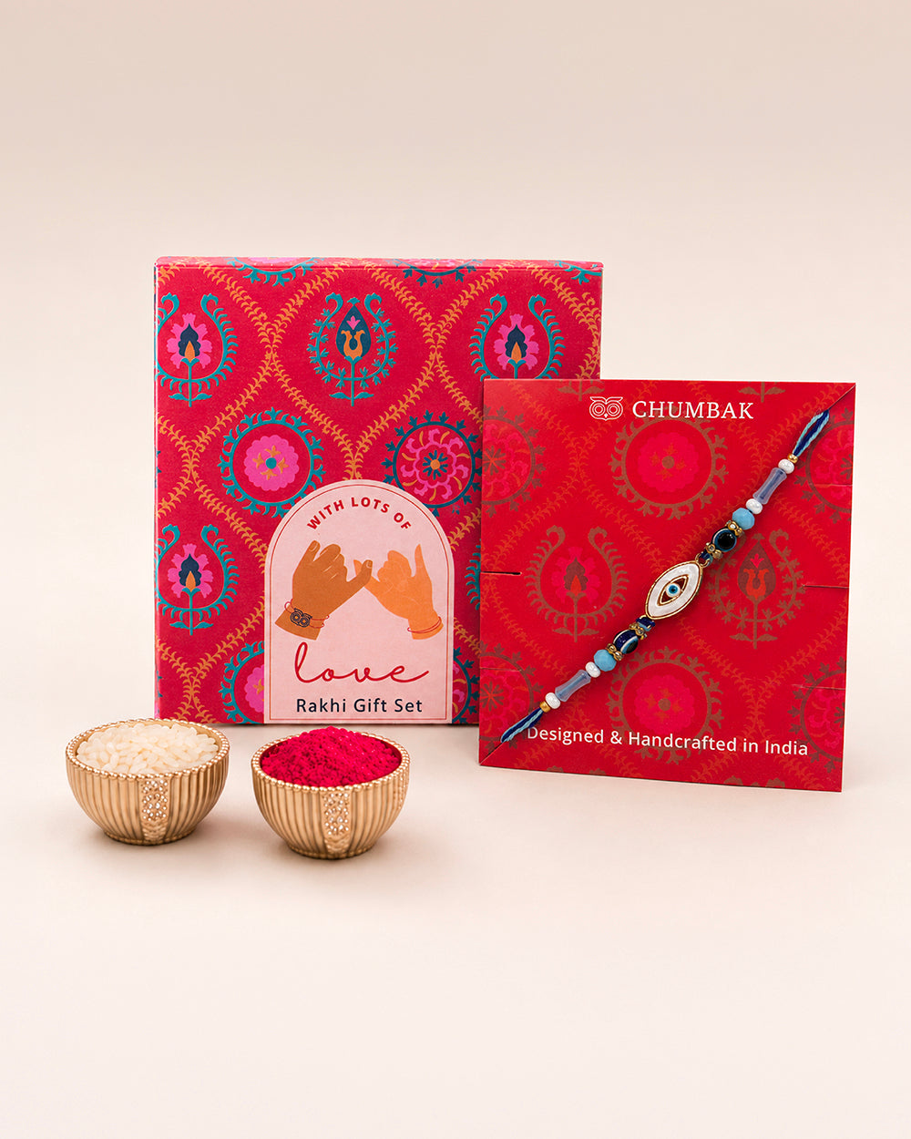 Evil-Eye Rakhi - Beads & Thread