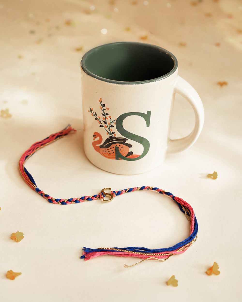 The Initial ‘S’ Happy Duo - Threads of Joy