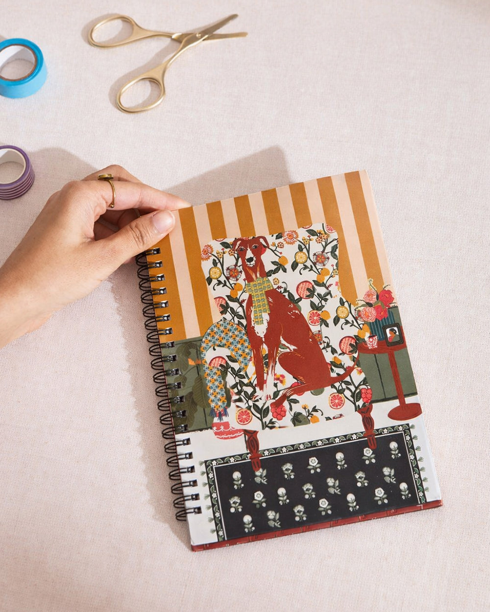 Florentine Hound Notebook | Citrus Zest