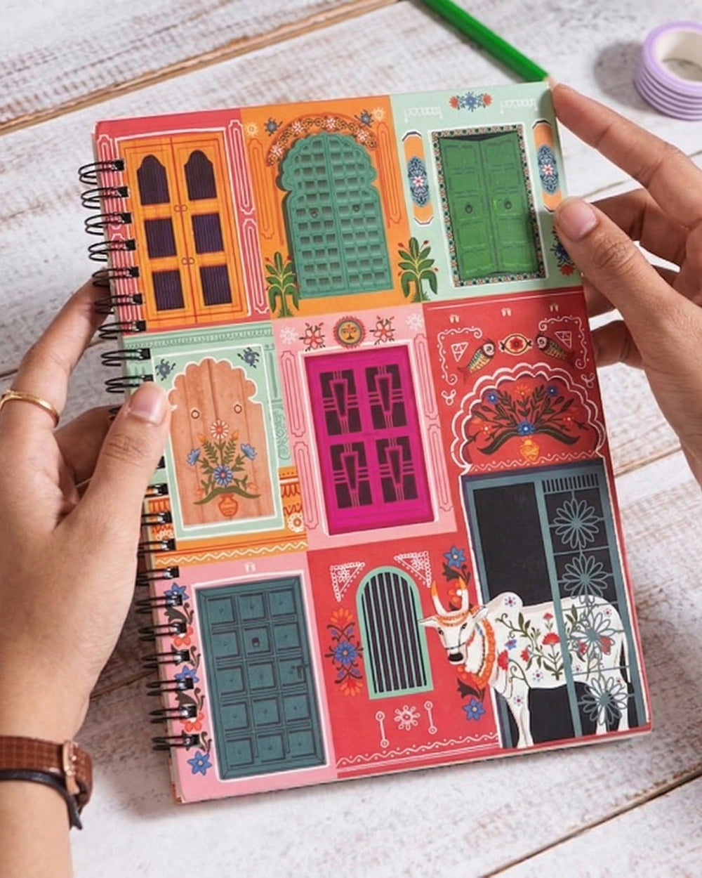Haveli Doors Notebook