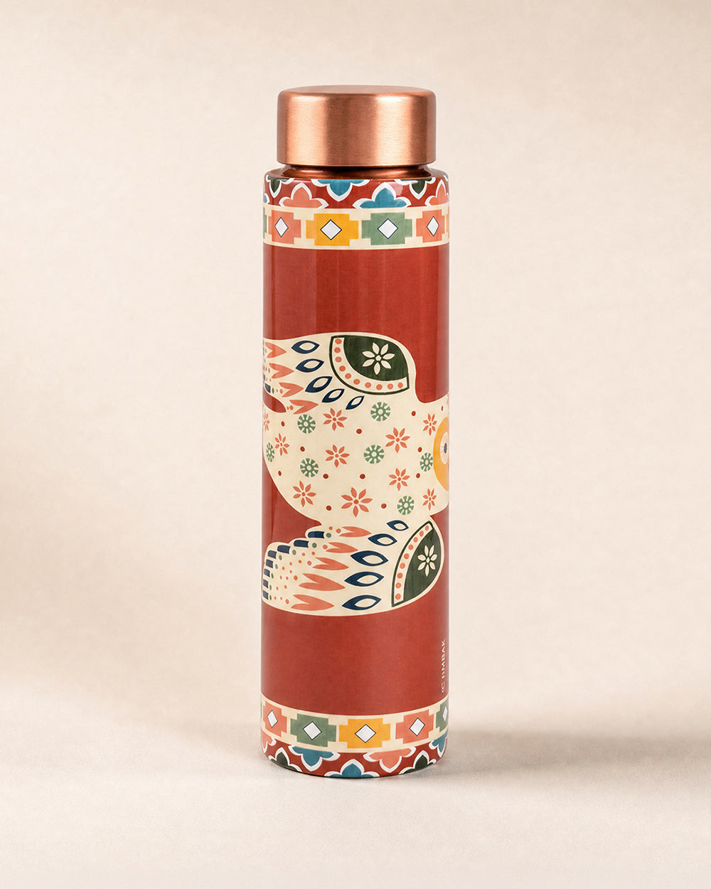Wise Owl Copper Bottle - 900 ml | Forest Folklore