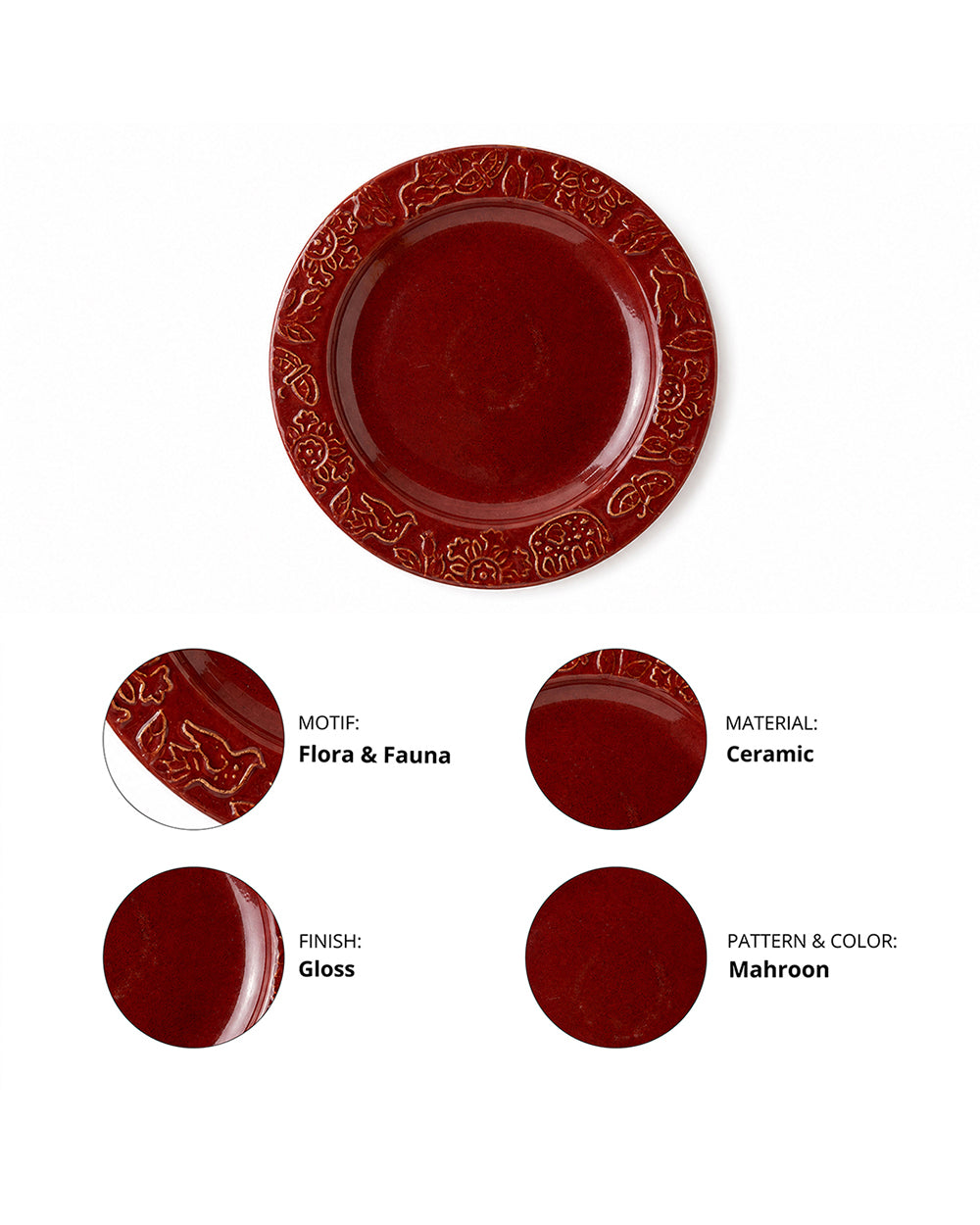 Forest Embossed Plate | Forest Folklore
