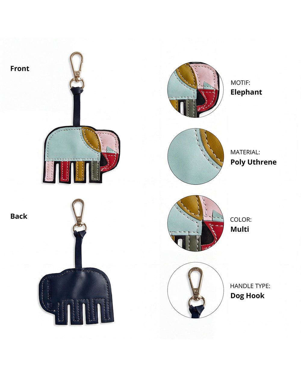 Tusker Tales Bag Charm | Forest Folklore