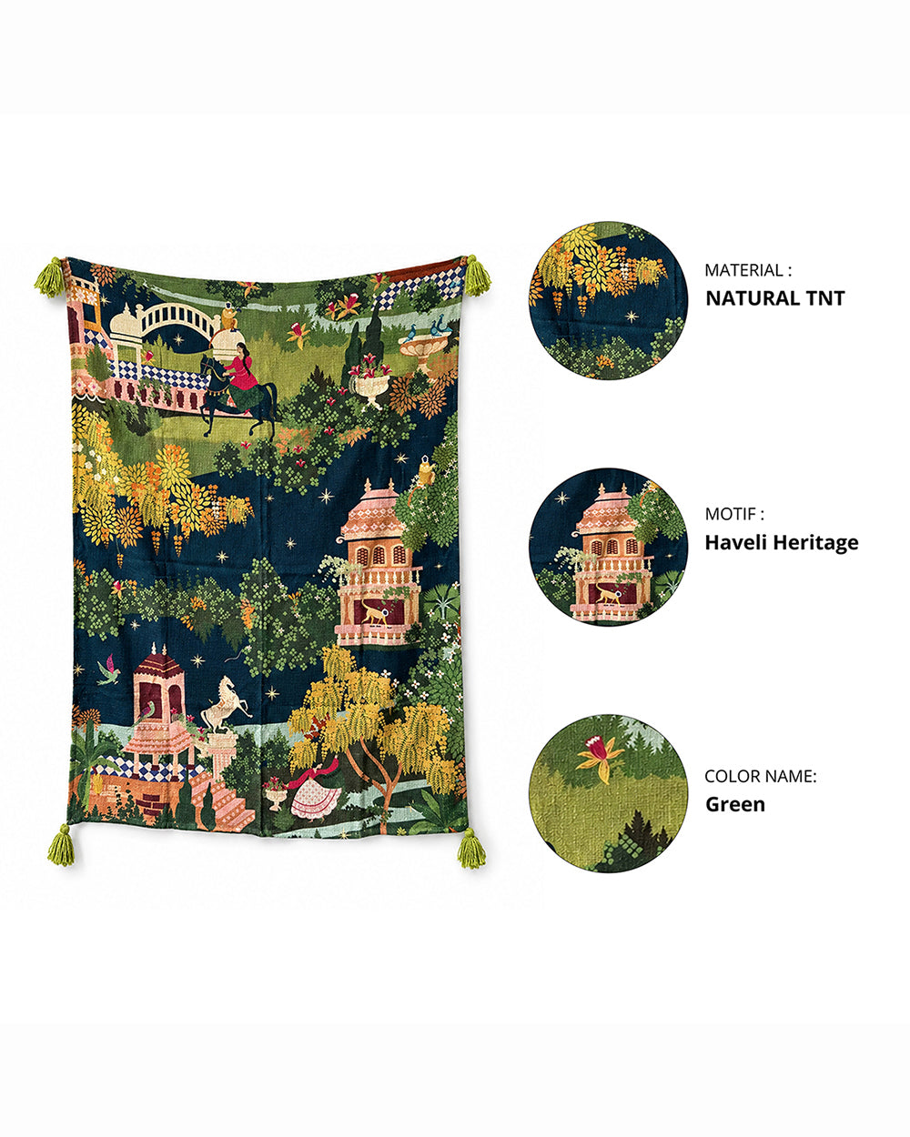 Mahal Afterhours Printed Throw | Haveli Socials