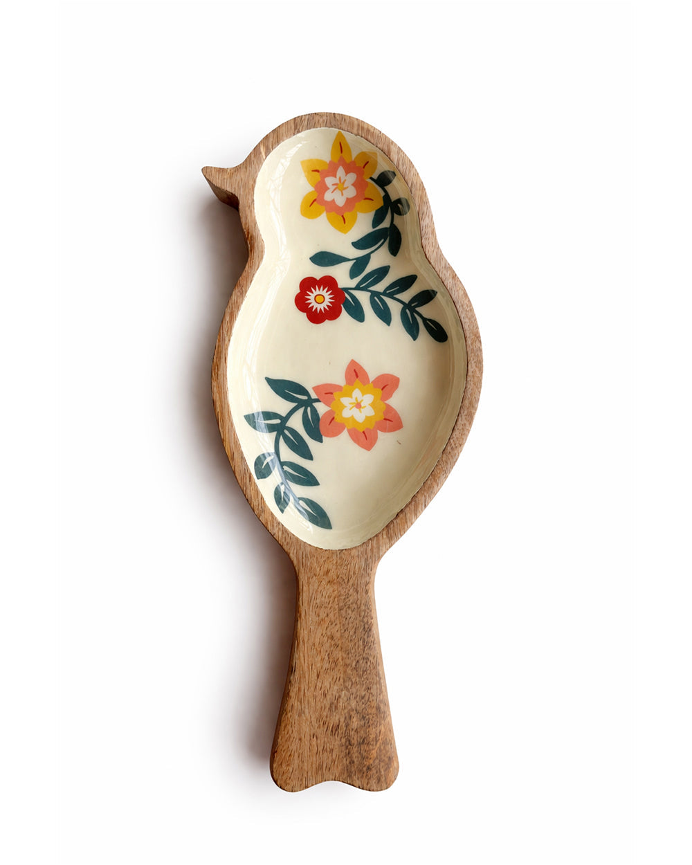 Birdie Wooden Platter-cum-Wall Décor ( Small) | Citrus Zest
