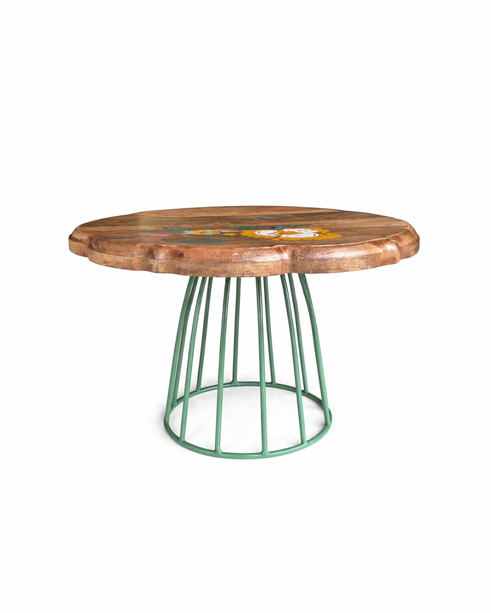 Florentine Wooden Snack-cum-Cake Stand, 12"| Citrus Zest