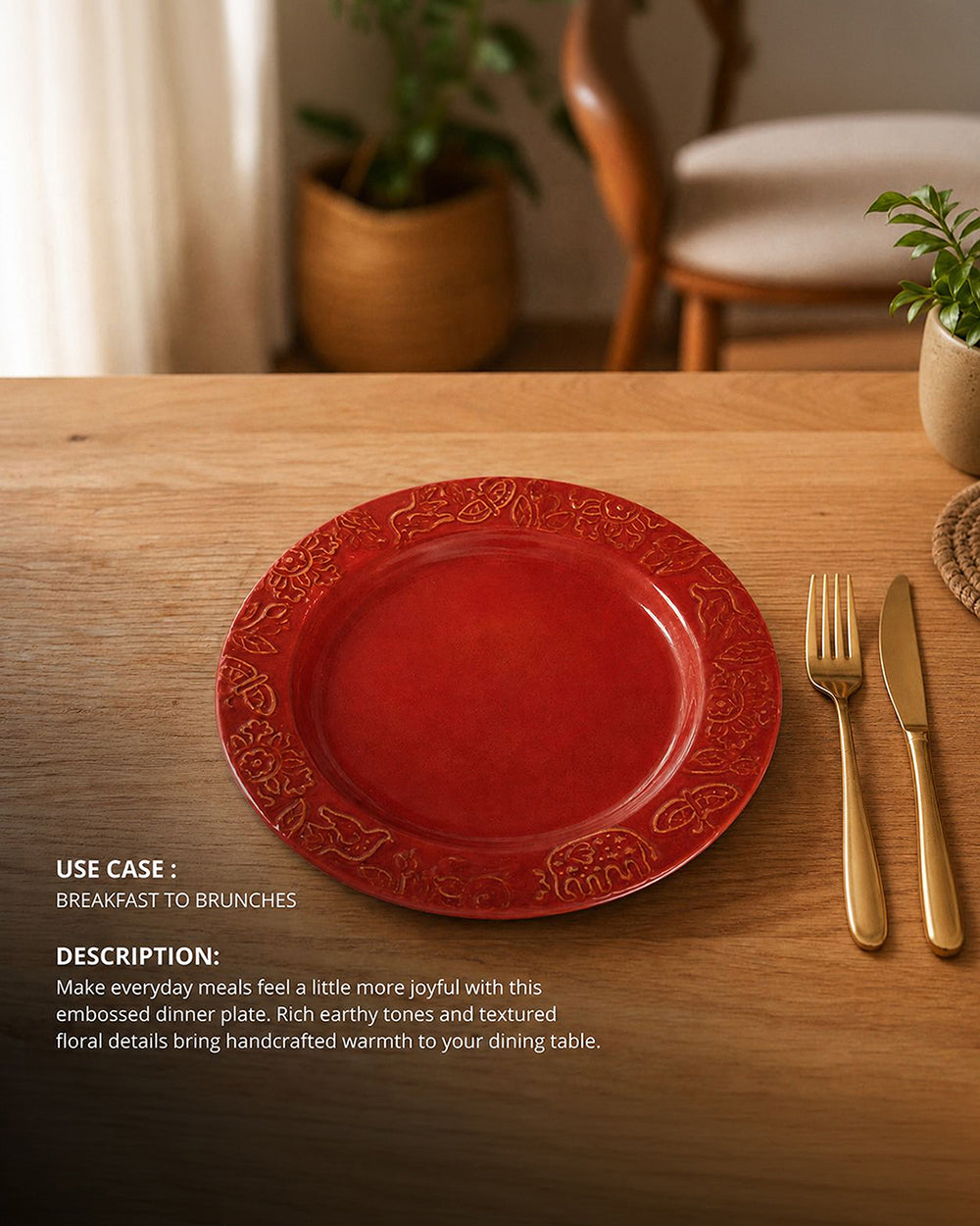 Forest Embossed Plate | Forest Folklore