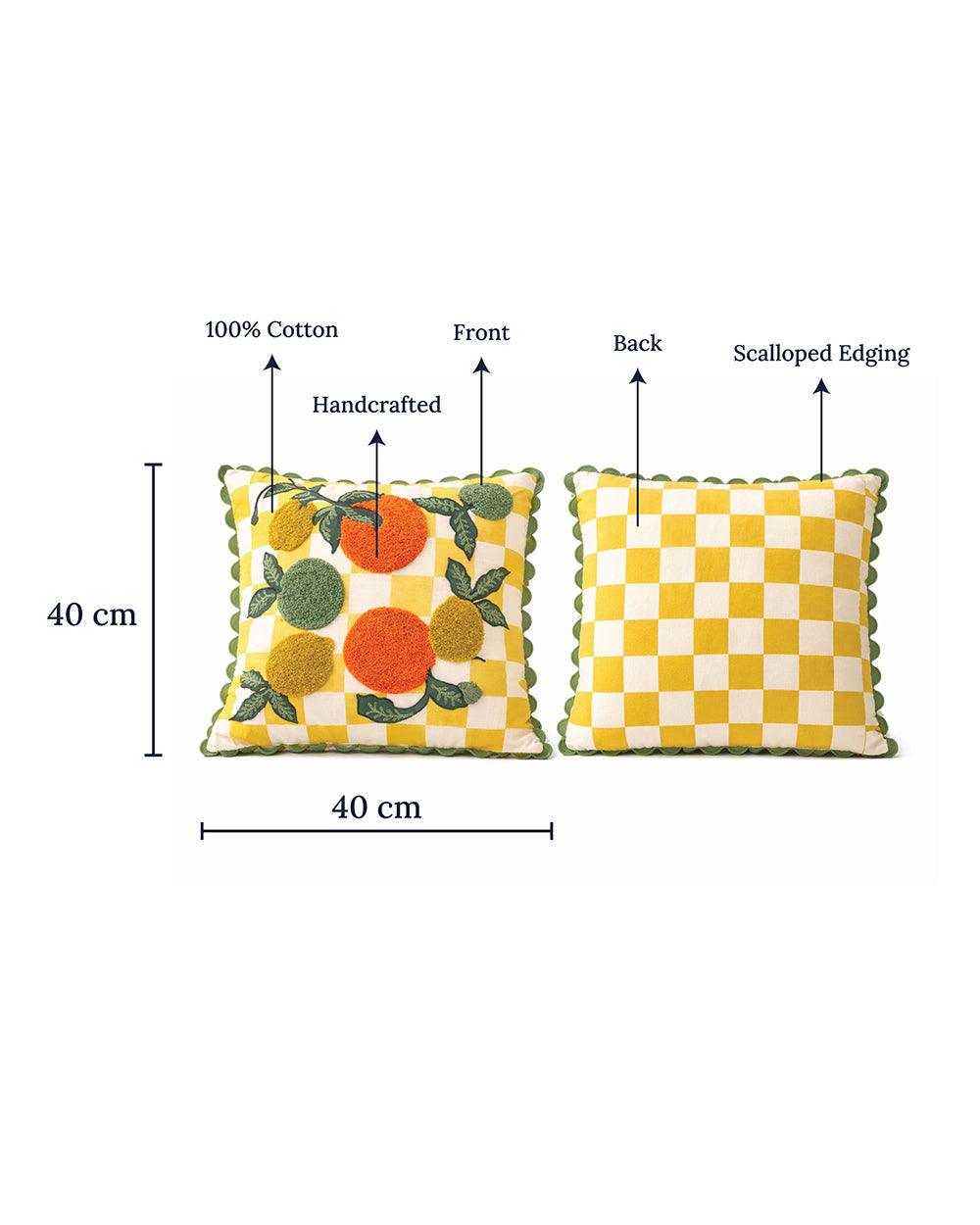 Limoncello Cushion | Citrus Zest