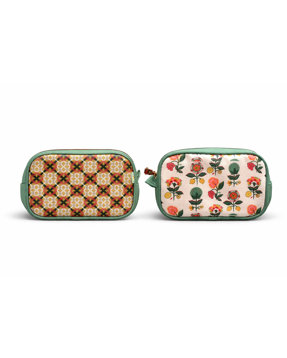 Limonata Travel Pouches Set of 2 | Citrus Zest