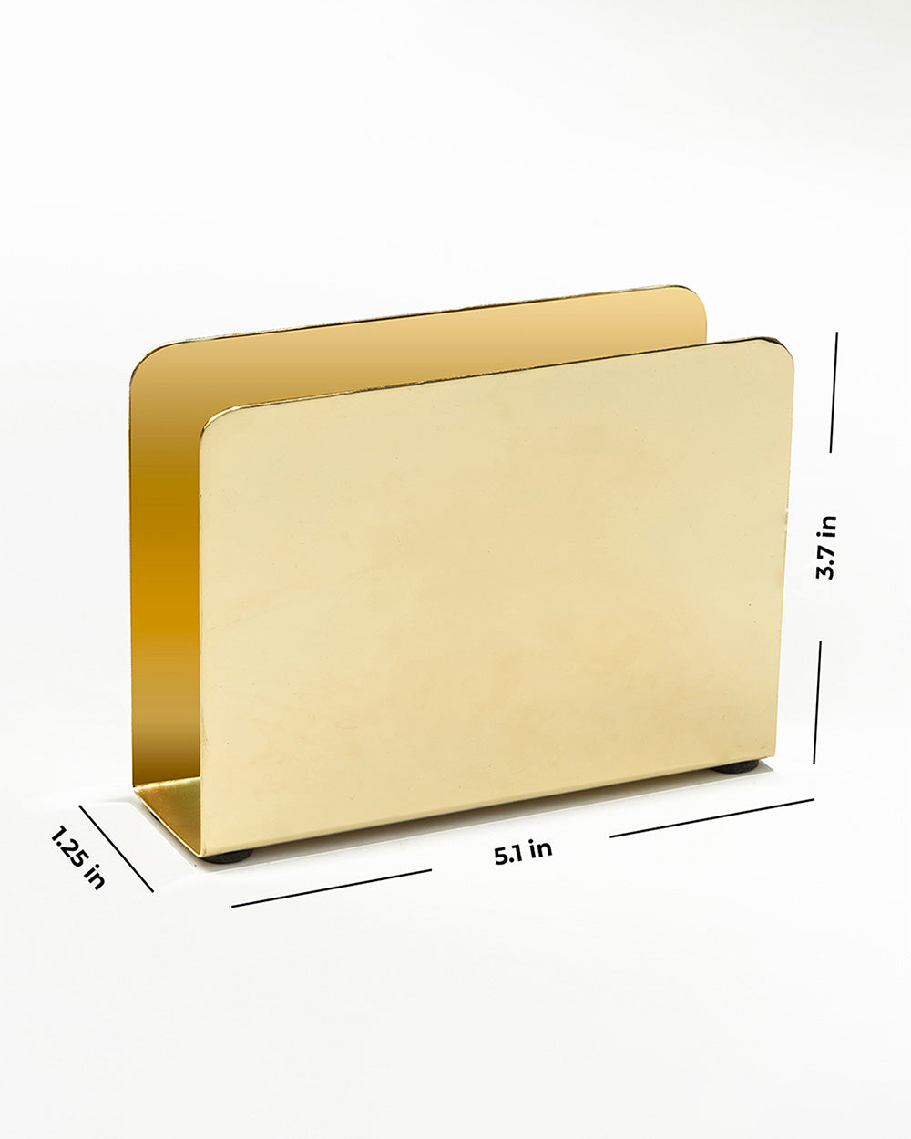 Classic Gold Napkin Holder - Rectangle