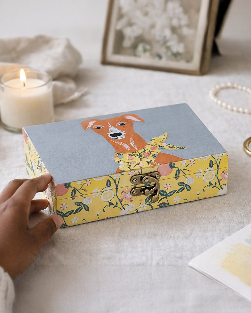 Limonata Hound Trinket Box | Citrus Zest