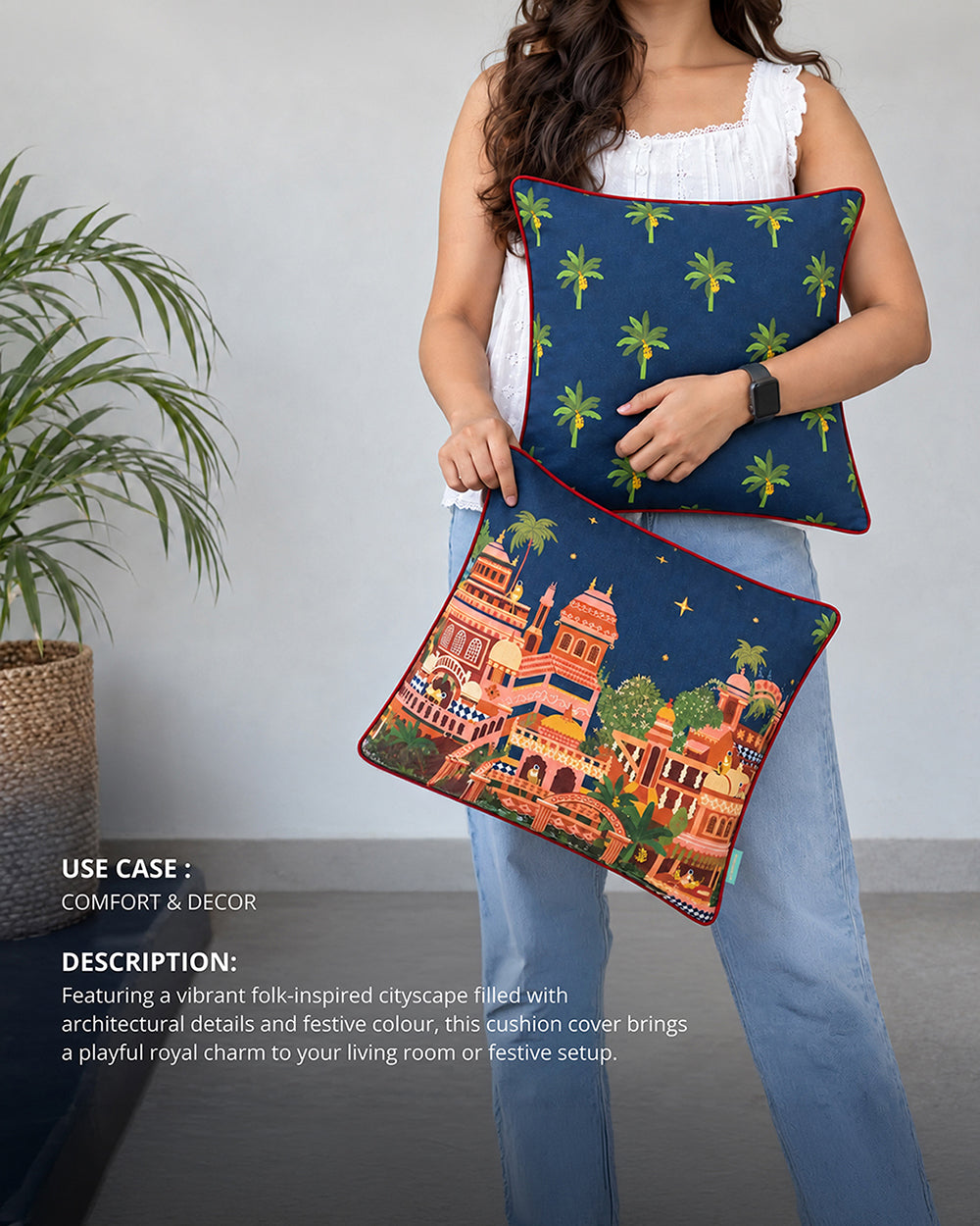 Haveli Cushion Cover | Haveli Socials