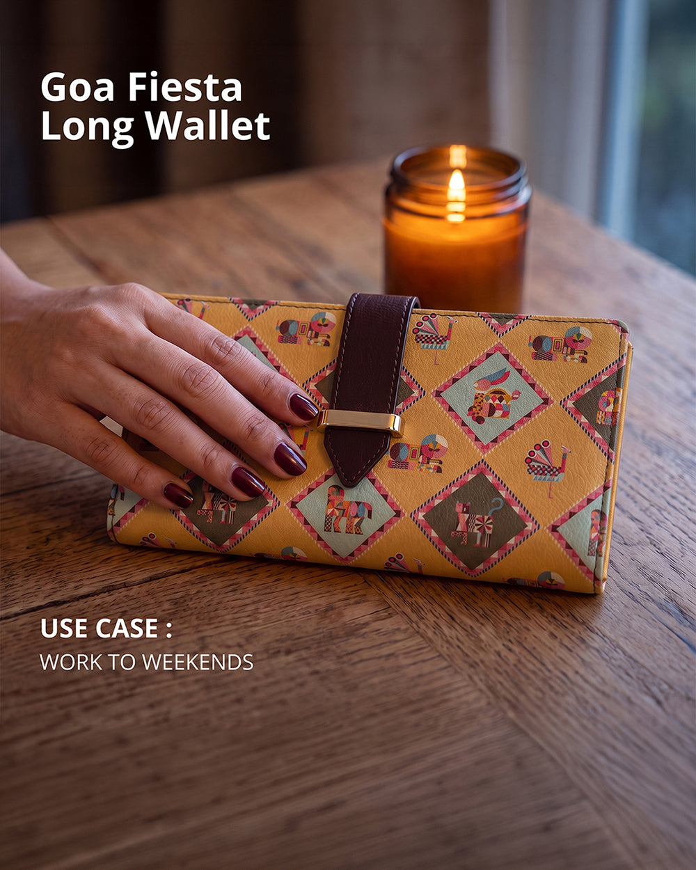 Goa Fiesta Long Wallet | Forest Folklore
