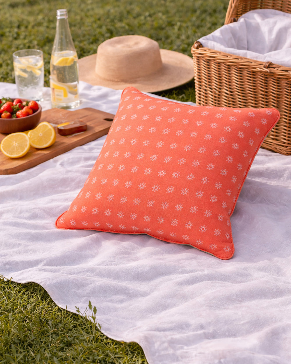 Haveli Windows Cushion| Citrus Zest