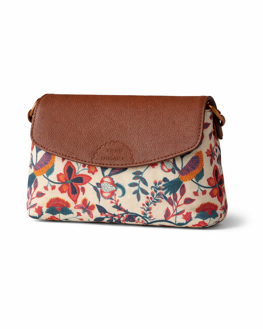 Teal by Chumbak Bahaar Flap Away Sling
