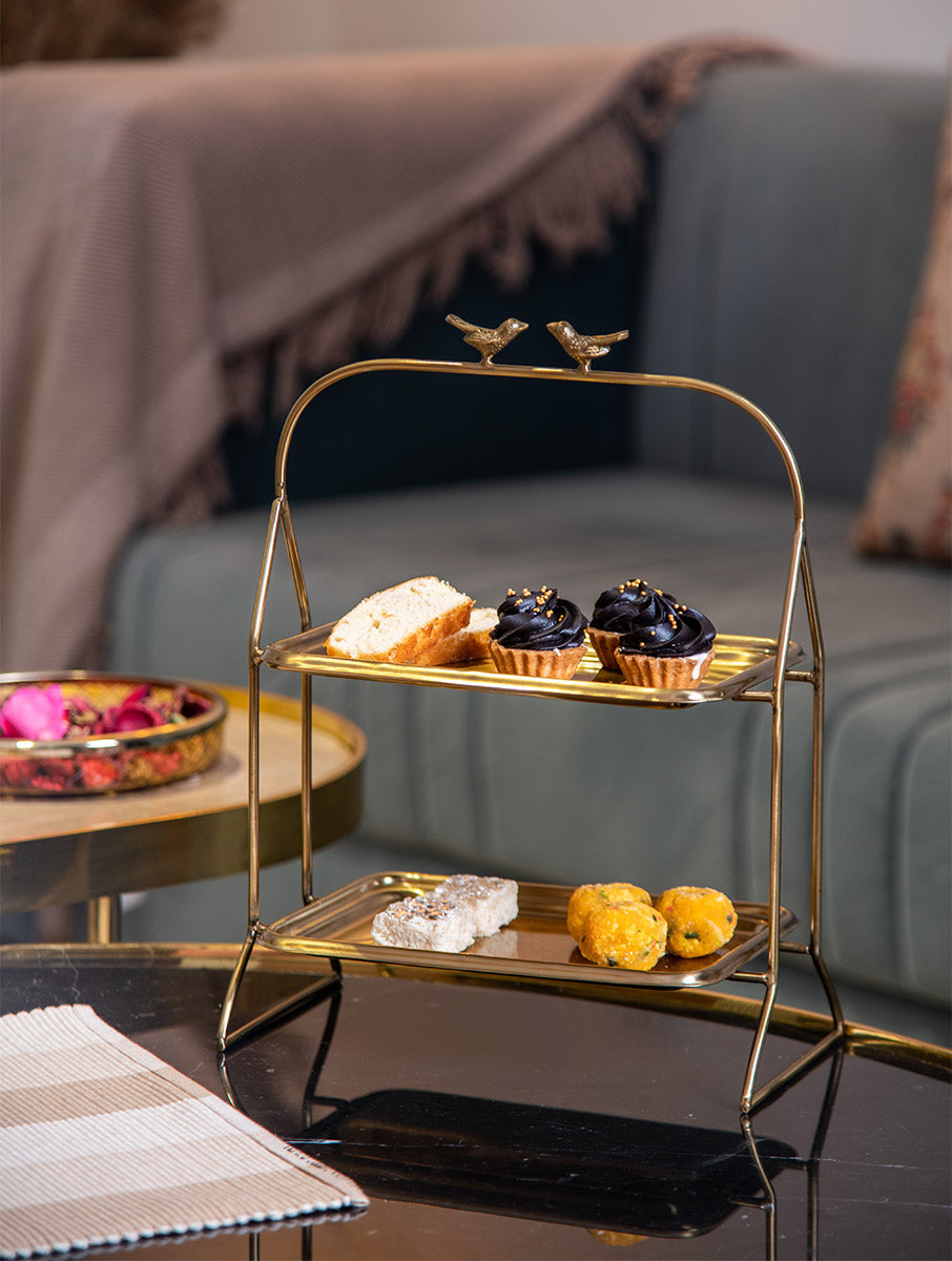 2 Tier Birdie Dessert Platter