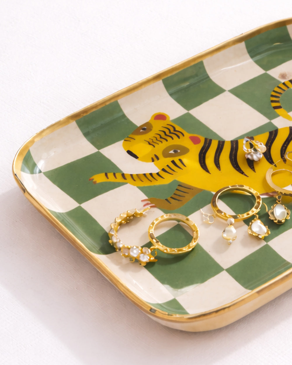 Roar Trinket Tray (Mini), 4x6cm | Citrus Zest