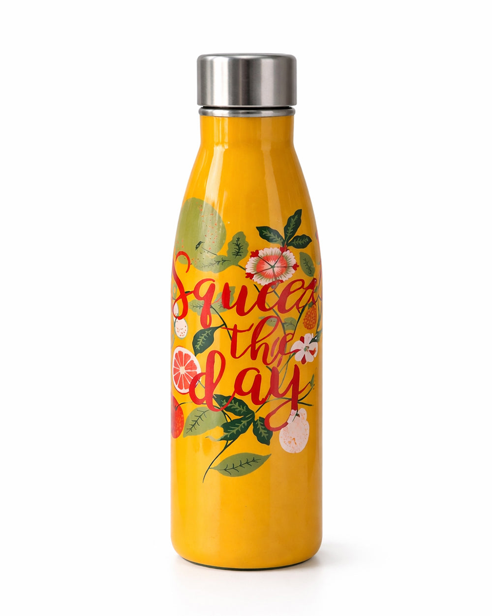 Squeeze the Day Steel Bottle, 700 ml | Citrus Zest