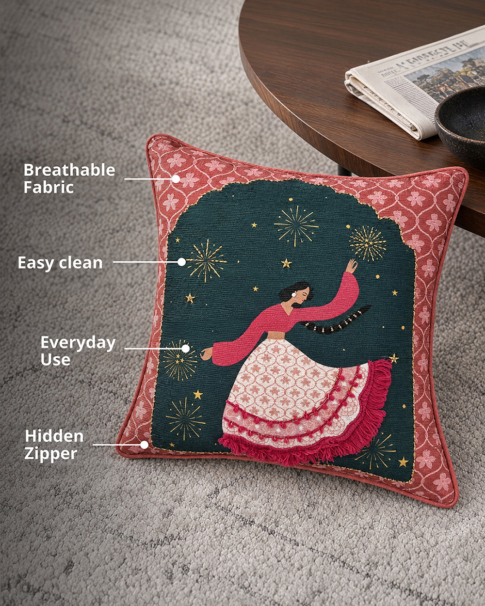 Pataka Cushion Covers Set of 2 | Haveli Socials