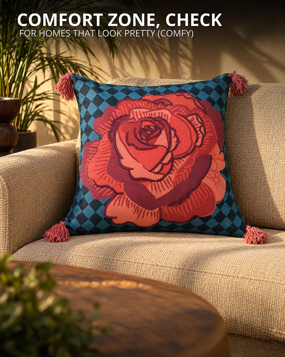 Gulabo Cushion Cover | Haveli Socials