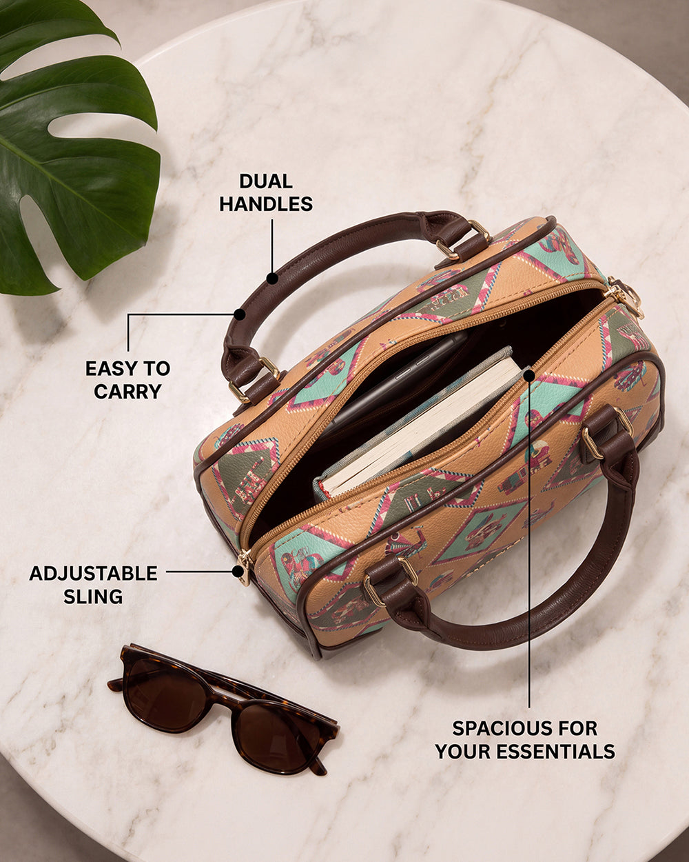 sanchi dome Duffle Sling | Forest Folklore