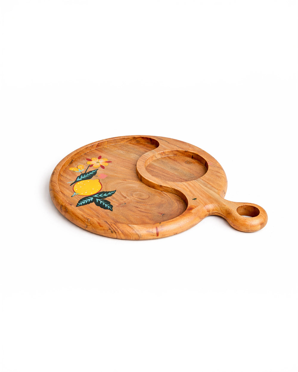 Florentine Charcuterie Wooden Board,11"| Citrus Zest