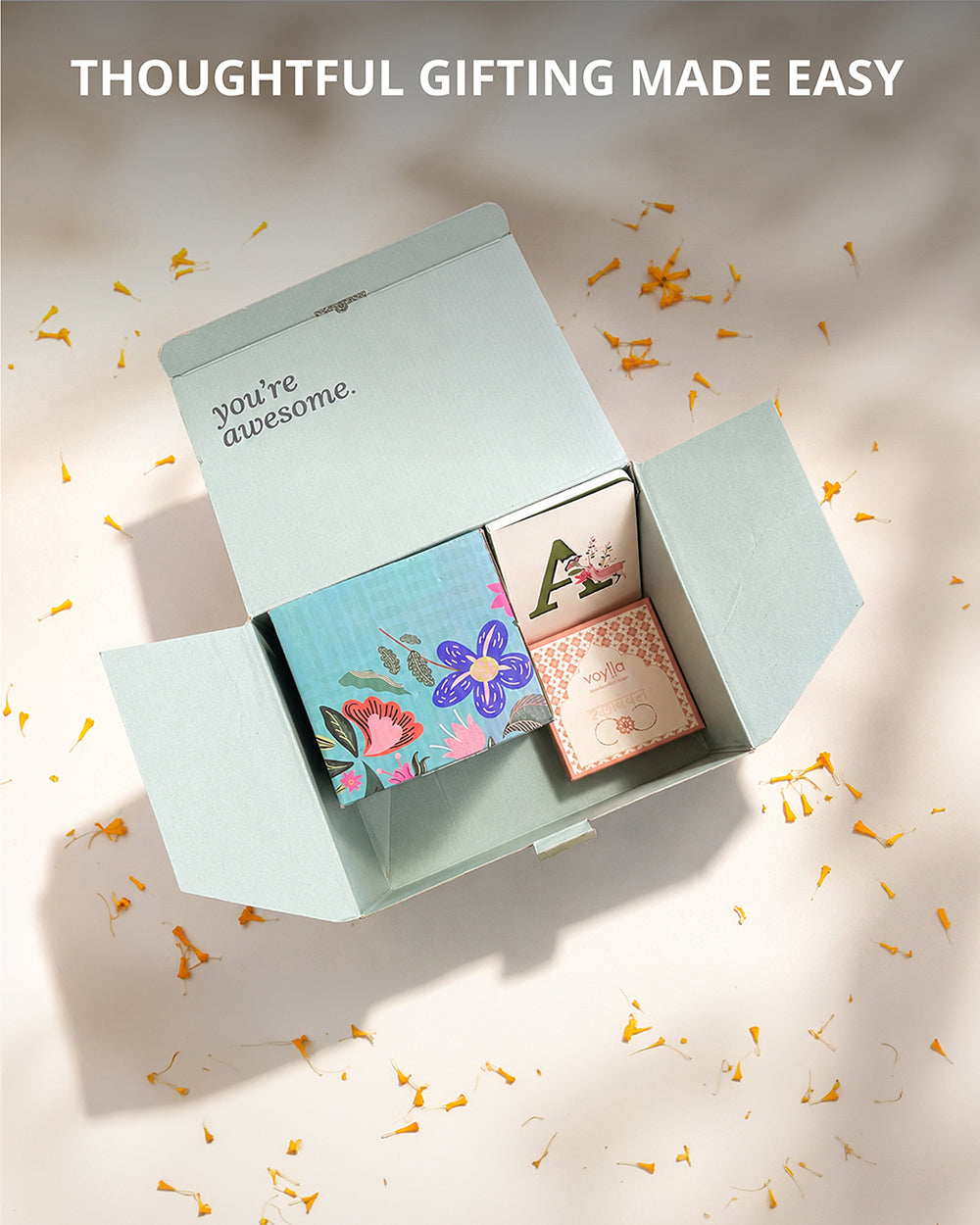 The Initial ‘A’ Joy Hamper - Threads of Joy
