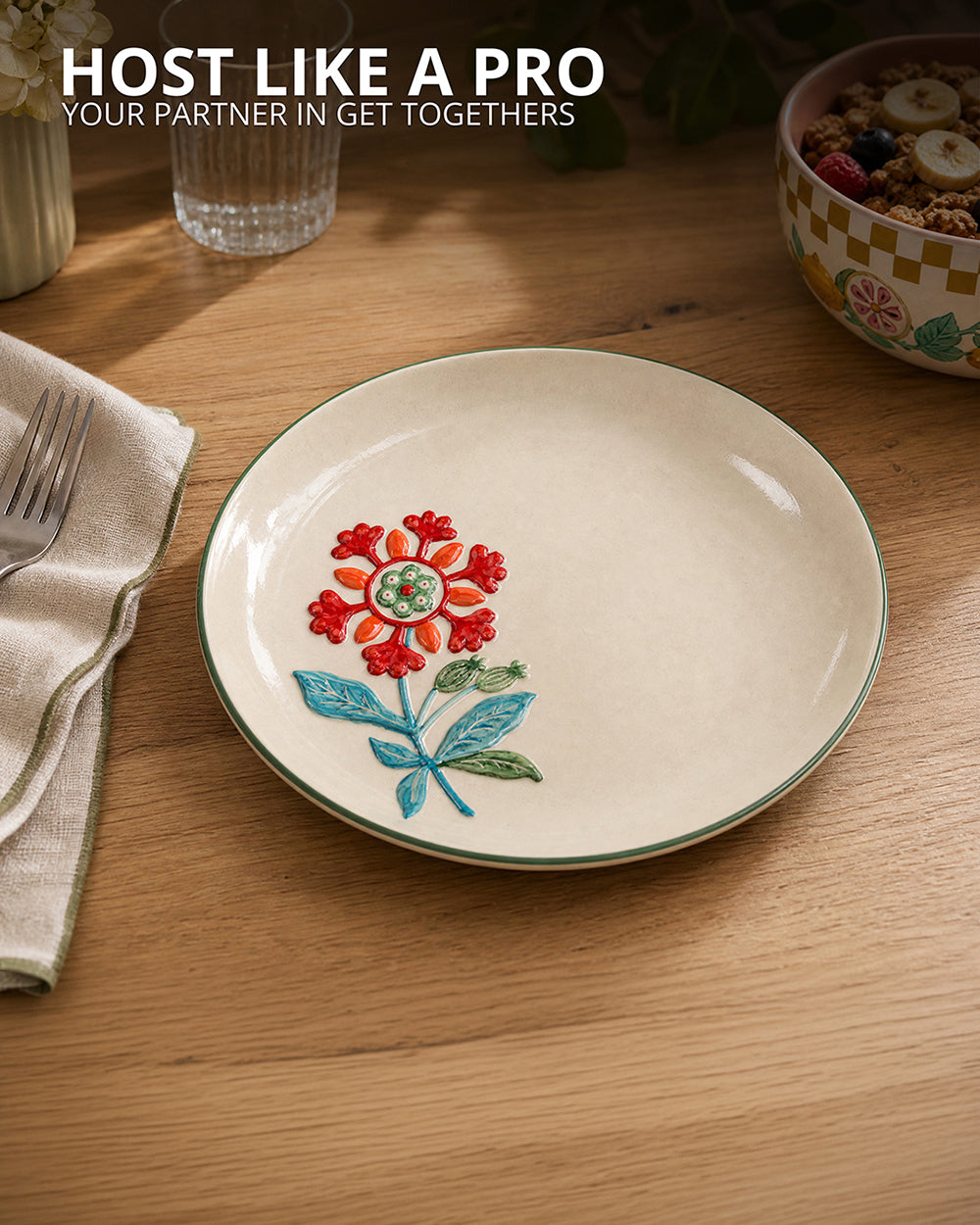 Wild Bloom Quarter Plate | Forest Folklore