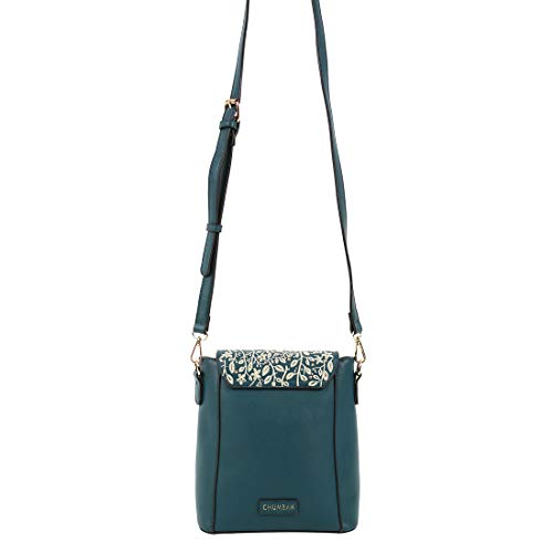 Forest Flowers Embroidered Sling Bag
