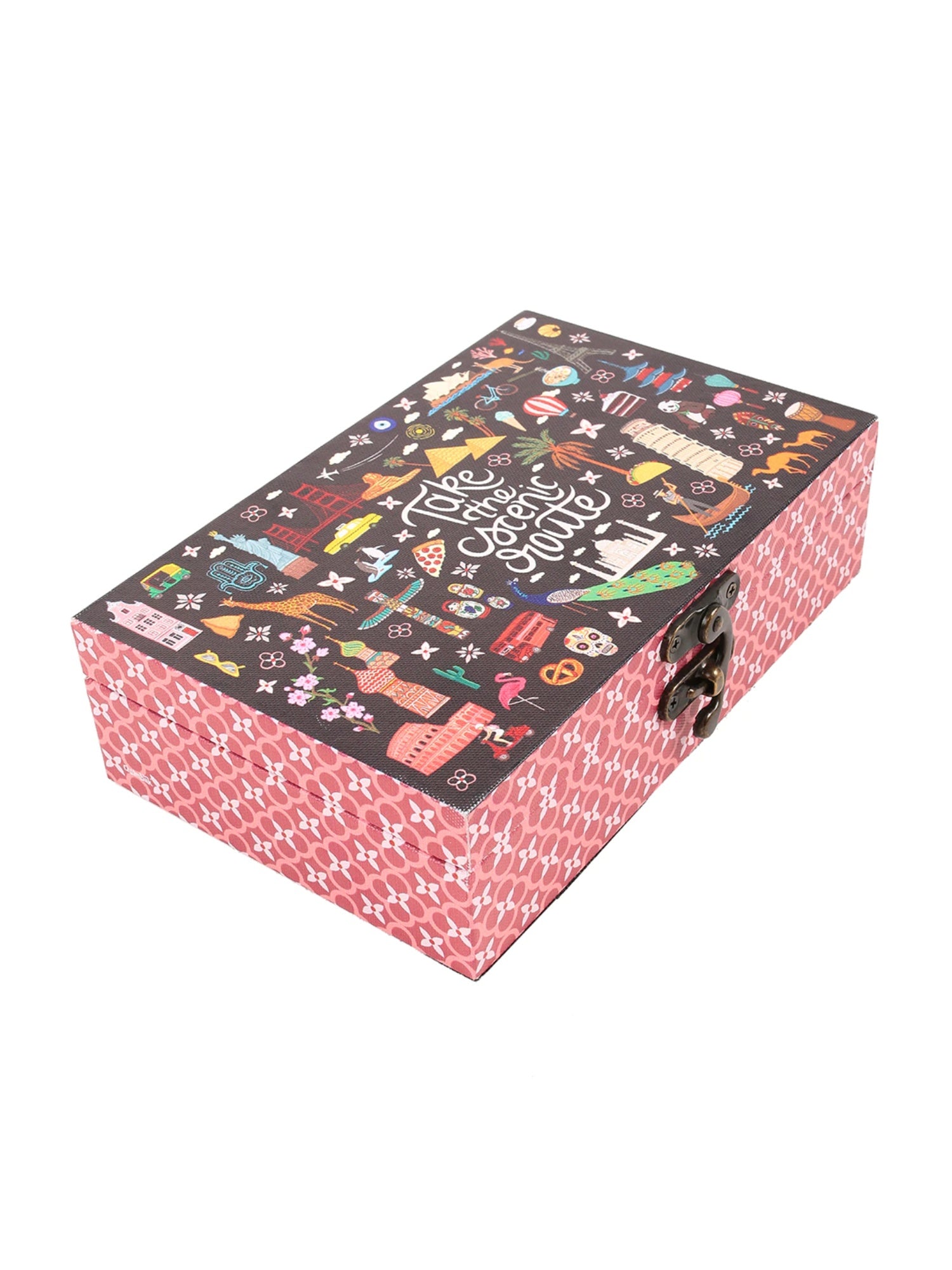 Scenic Route Storage Box - Pink