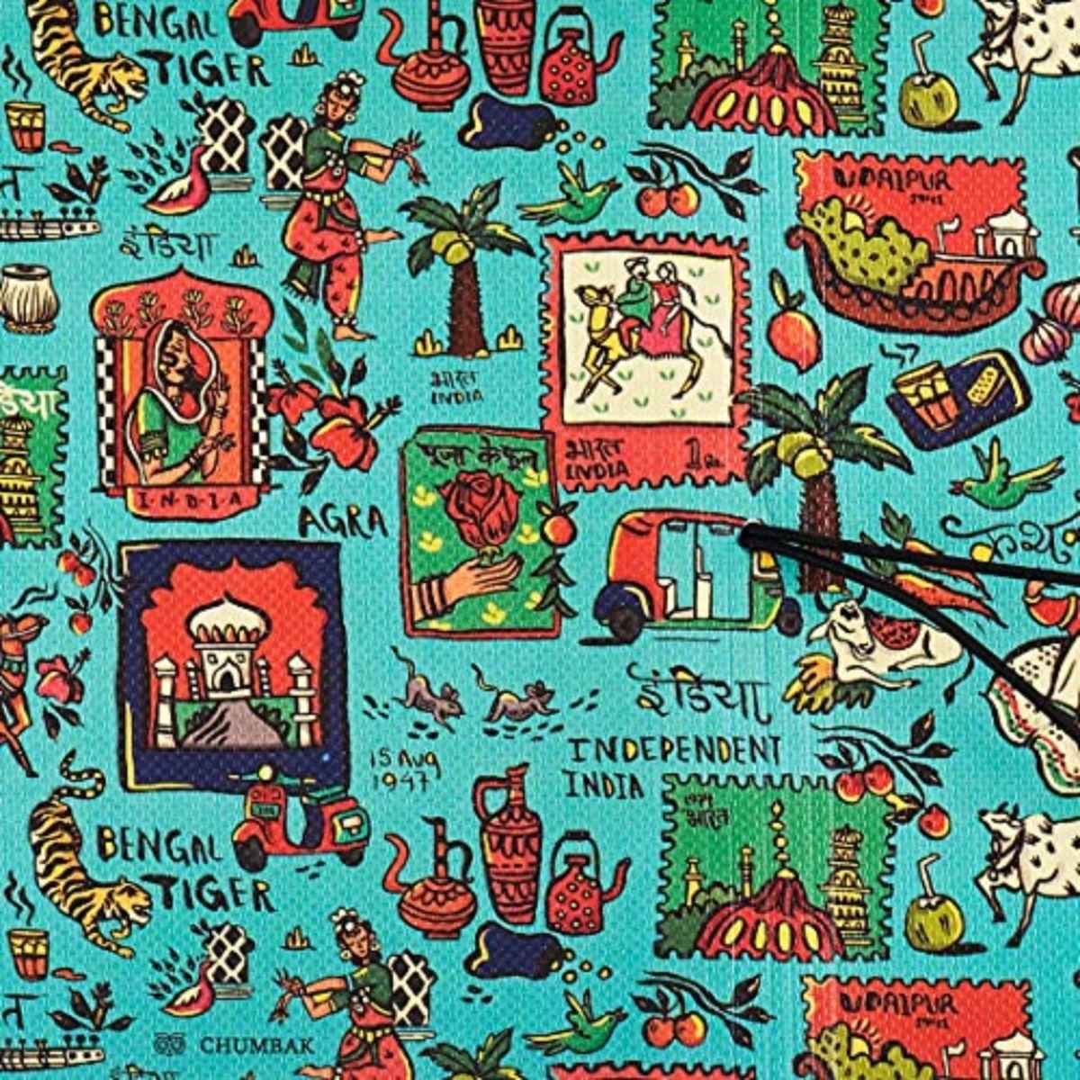 India On My Notebook - Teal