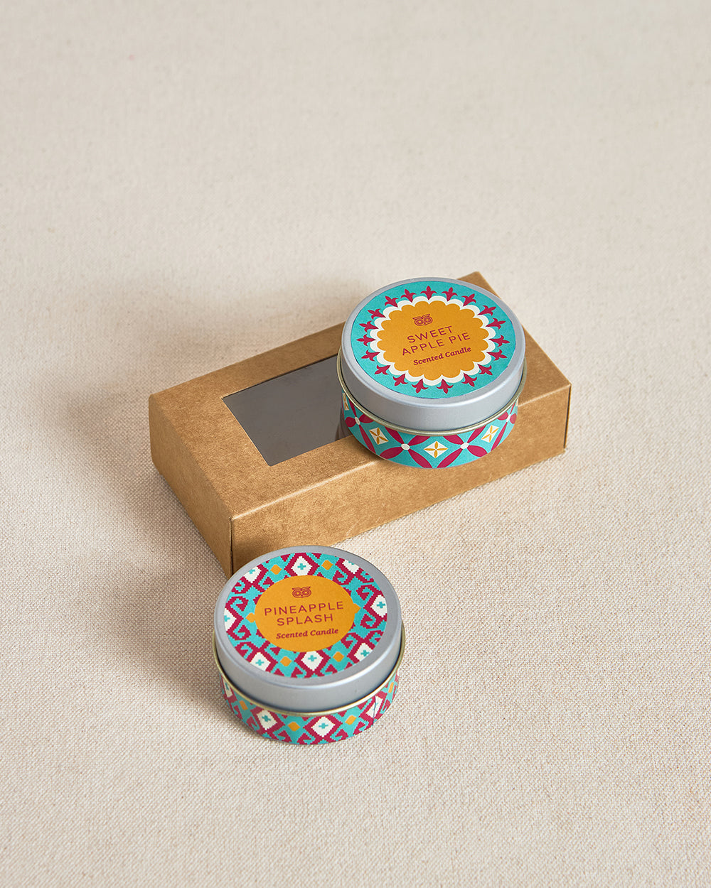 LIT Evenings Gift Box - Mini Candle Tins Set of 2