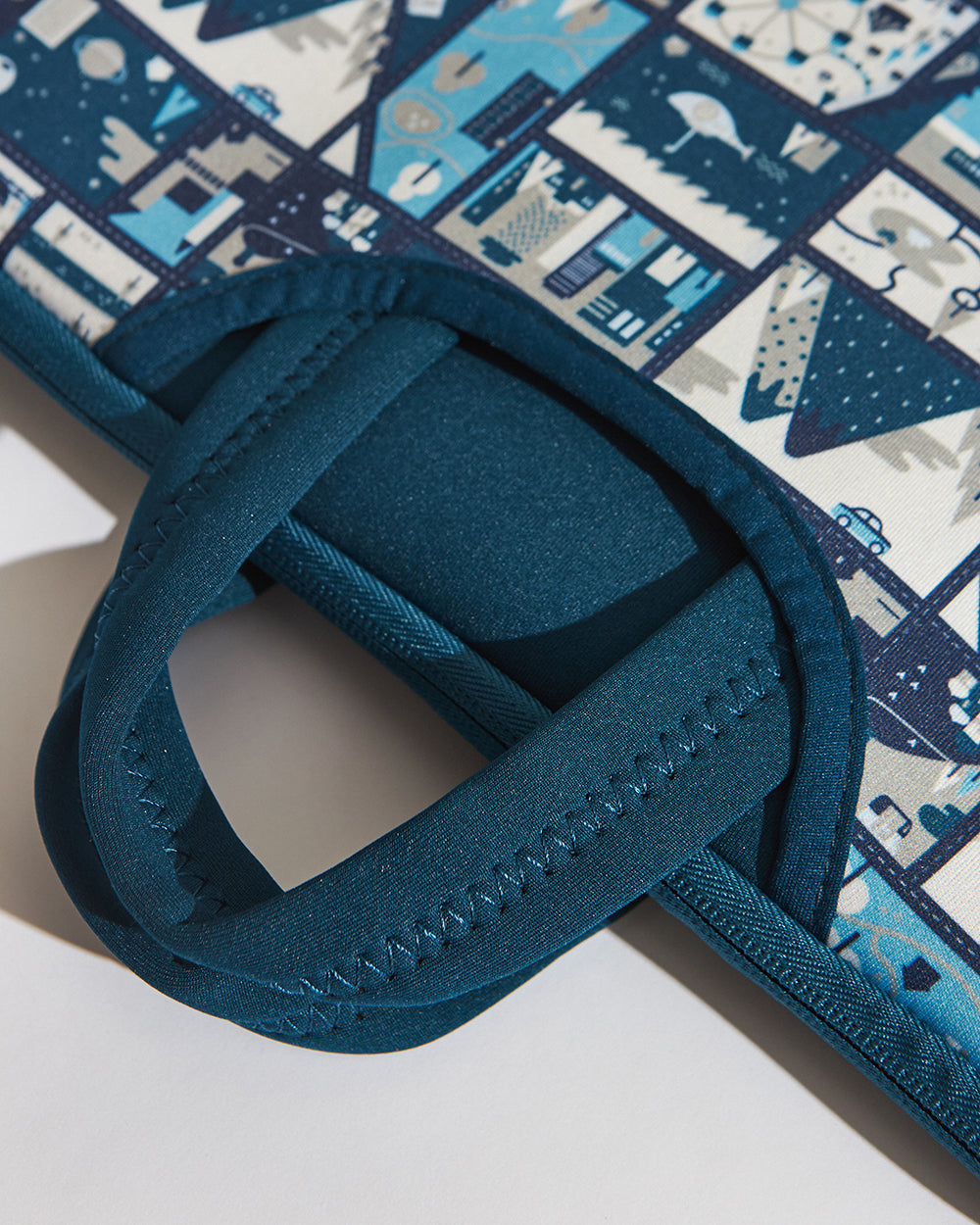 TEAL By Chumbak Amusement Park Laptop Sleeve - 15inch