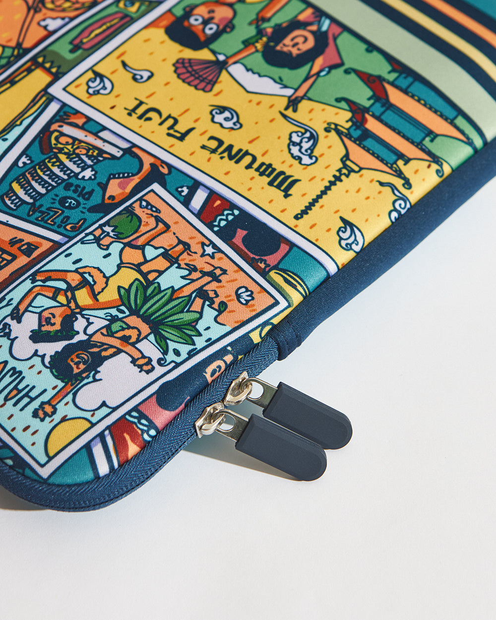 TEAL By Chumbak Around the world Laptop Sleeve - 15inch