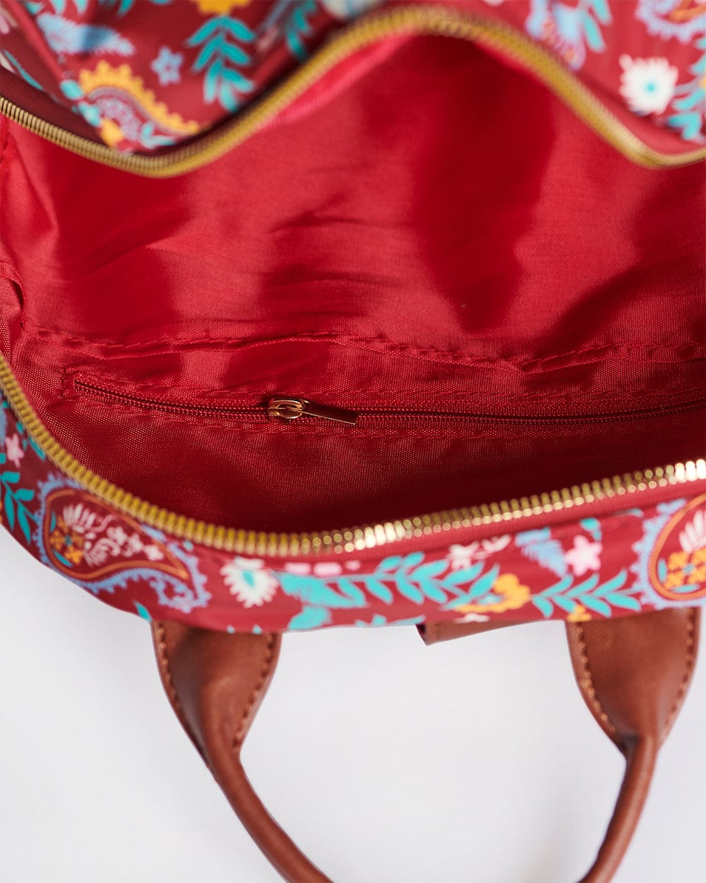 Chumbak India Boho Paisley, Backpack-Red
