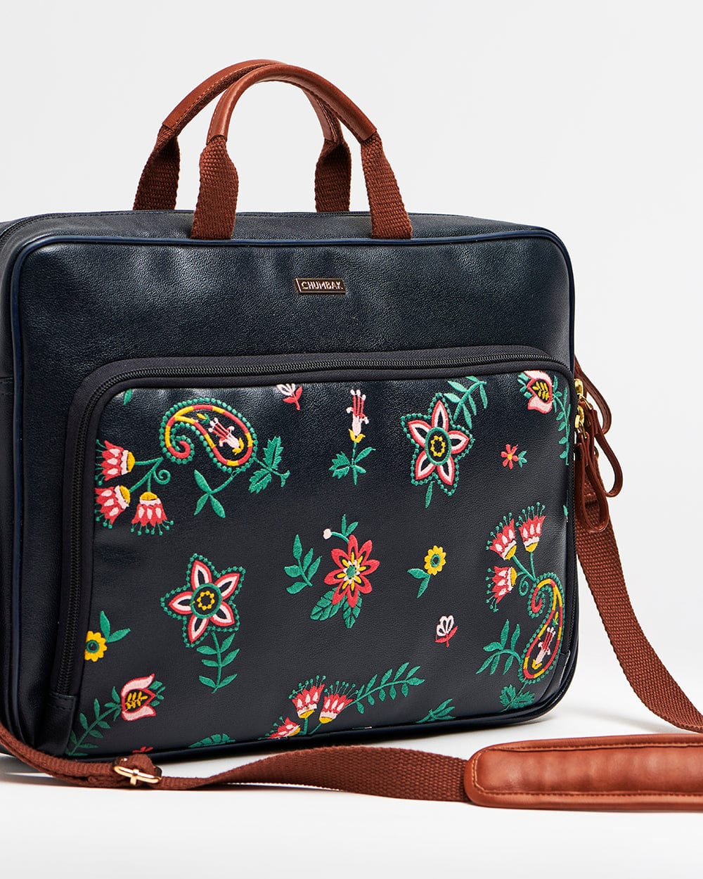 Chumbak Paisleys Florals Laptop Bag
