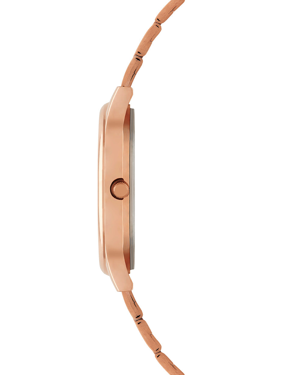 TEAL by Chumbak Forest Jade Watch, Metal link Strap