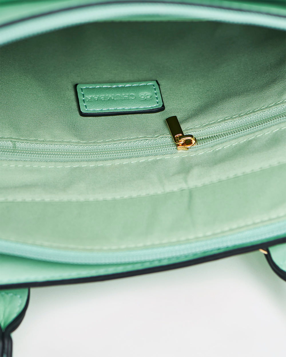 Neon Floral Hand Bag - Neon Green
