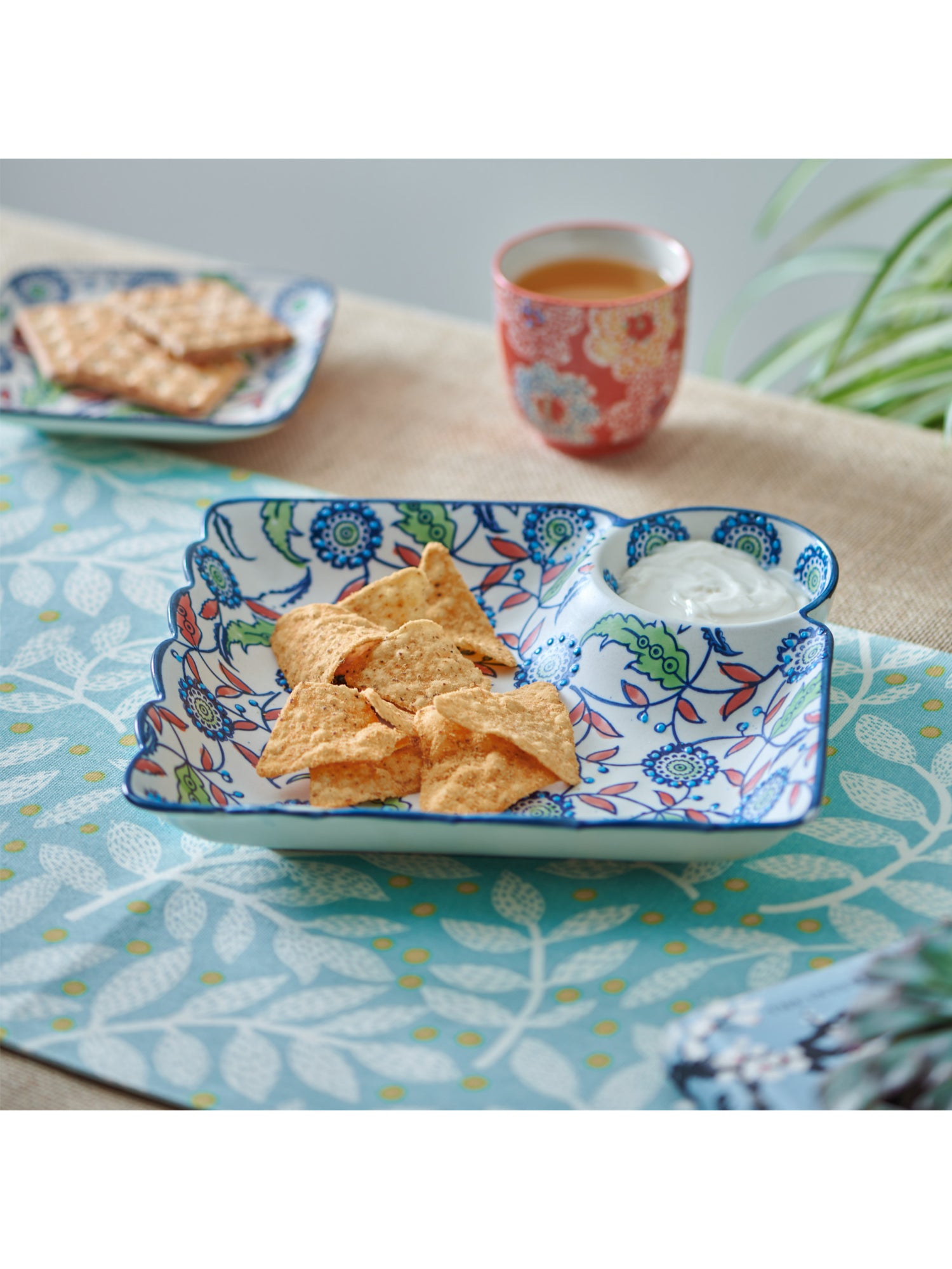 Jaipur Backyard Chips & Dip Platter