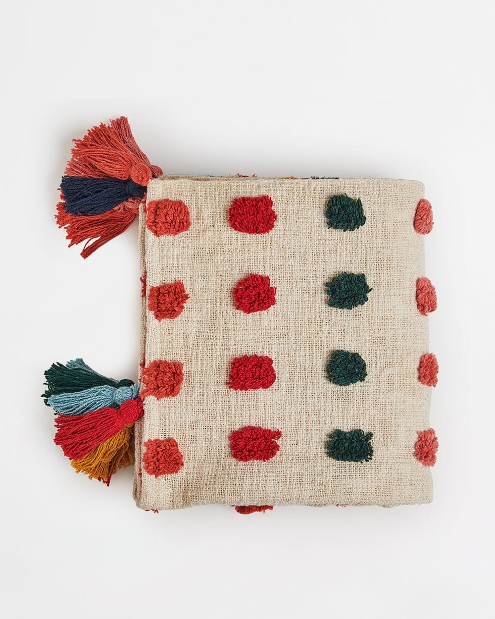 Chumbak Rainbow Tassel Throw