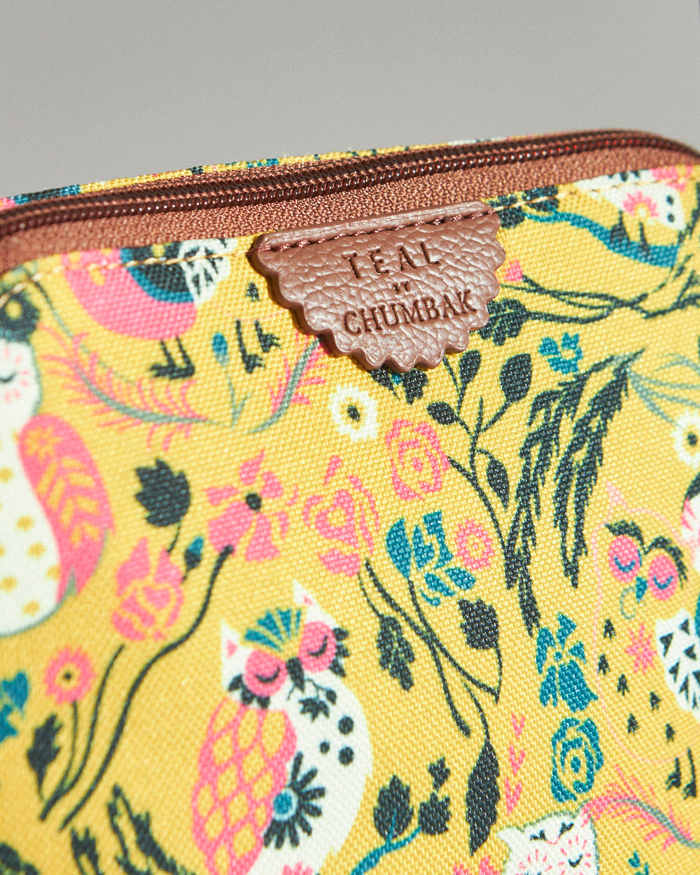 Teal By Chumbak Jungle Stories Sling Bag - Yellow