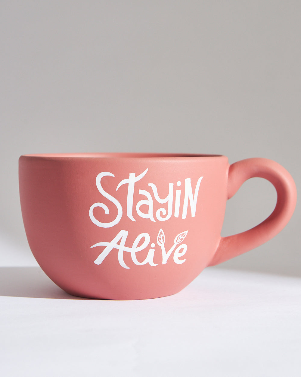 Stayin Alive Planter - Coral
