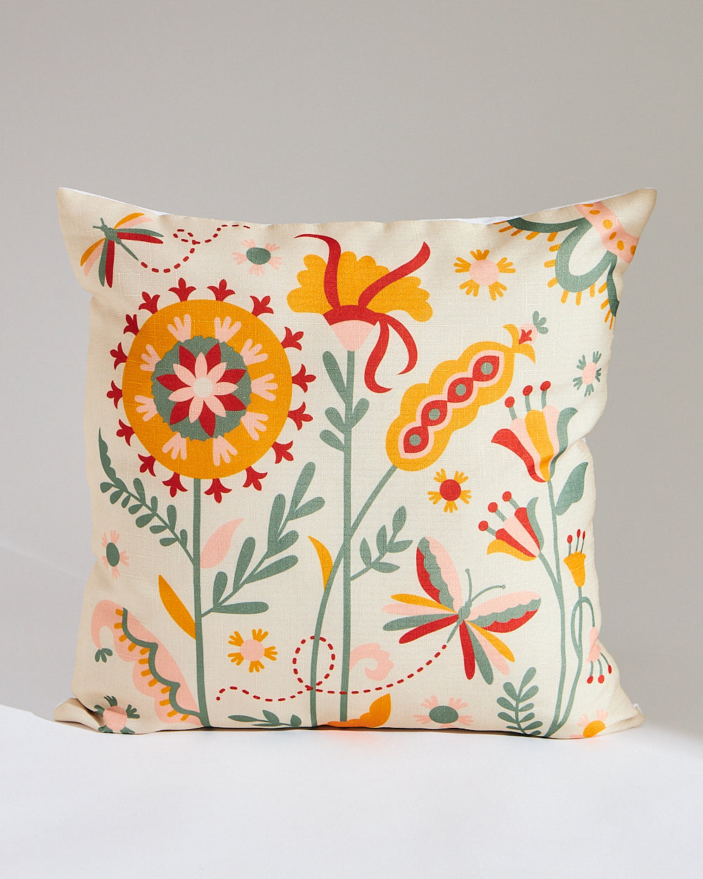 Teal by Chumbak | Sunshine Garden 16" Cushion Covers, Set of 5