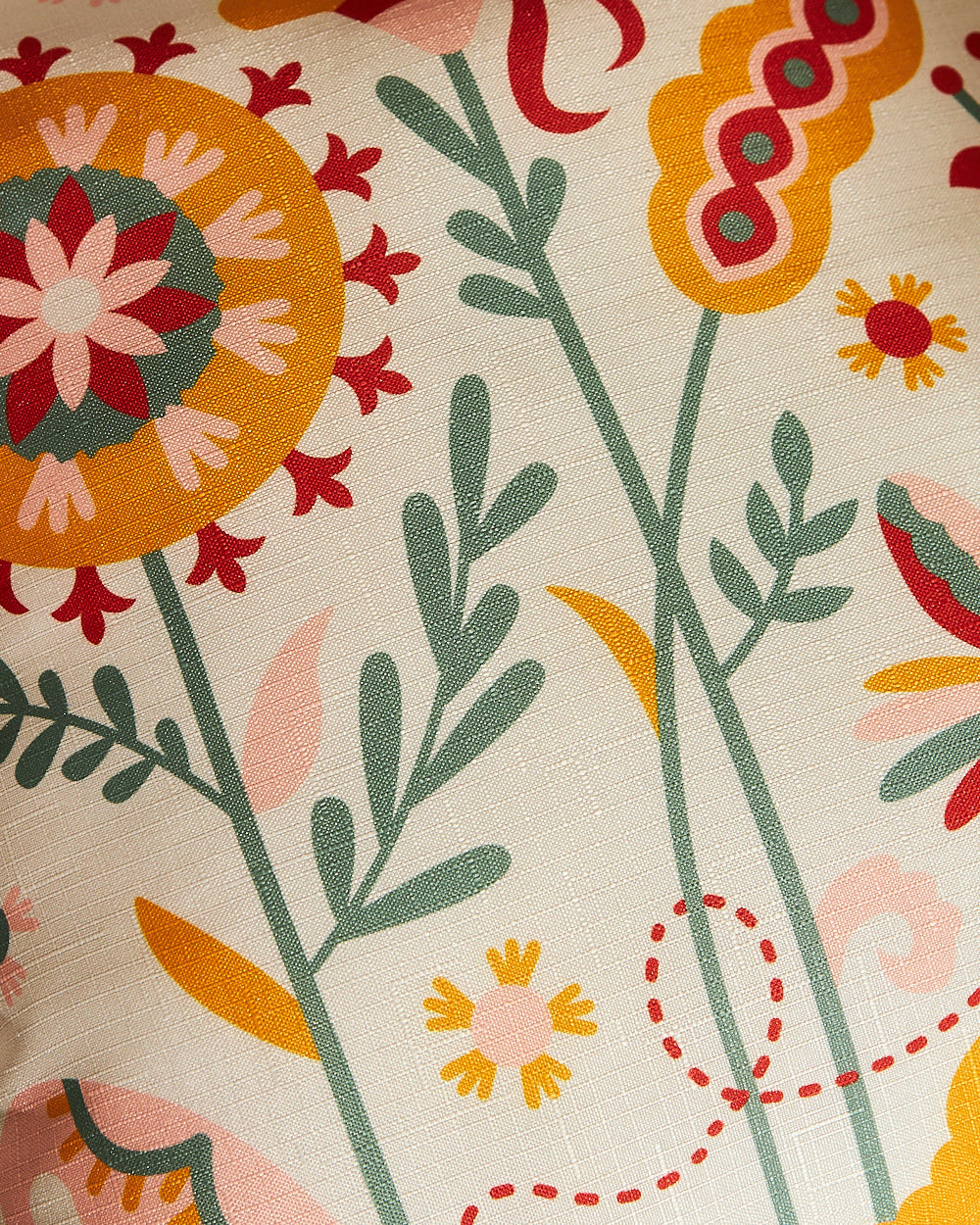 Teal by Chumbak | Sunshine Garden 16" Cushion Covers, Set of 5