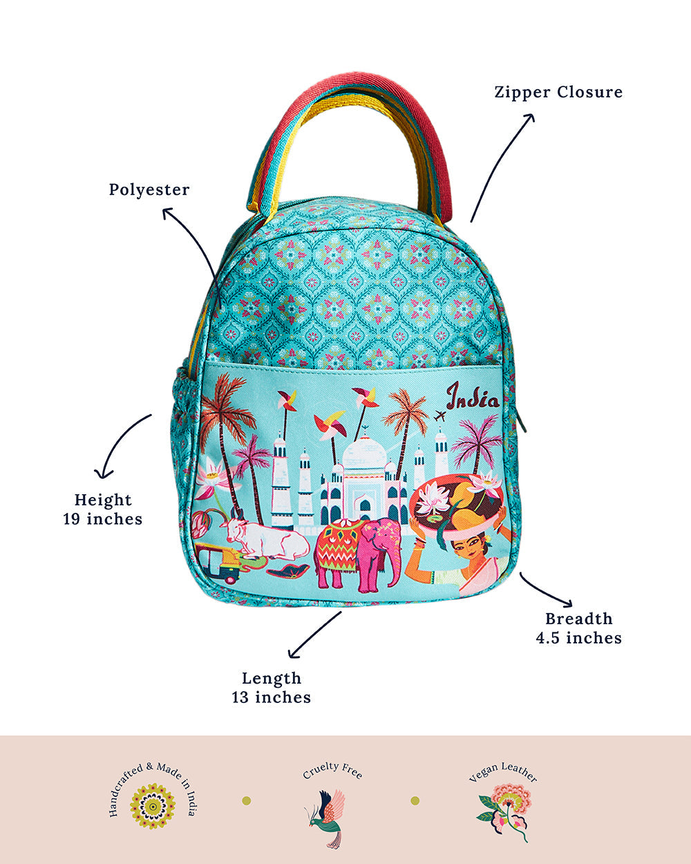 Travel Diaries Lunch Bag