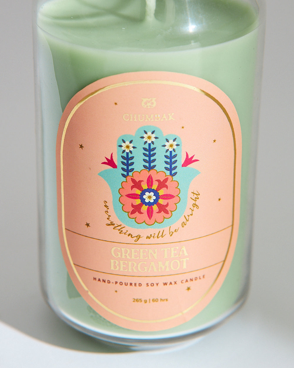 Green Tea & Bergamot Soy Wax Candle