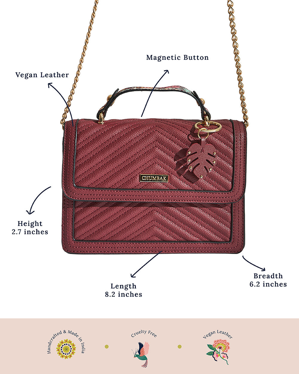 Palm Springs Quilted Sling Bag