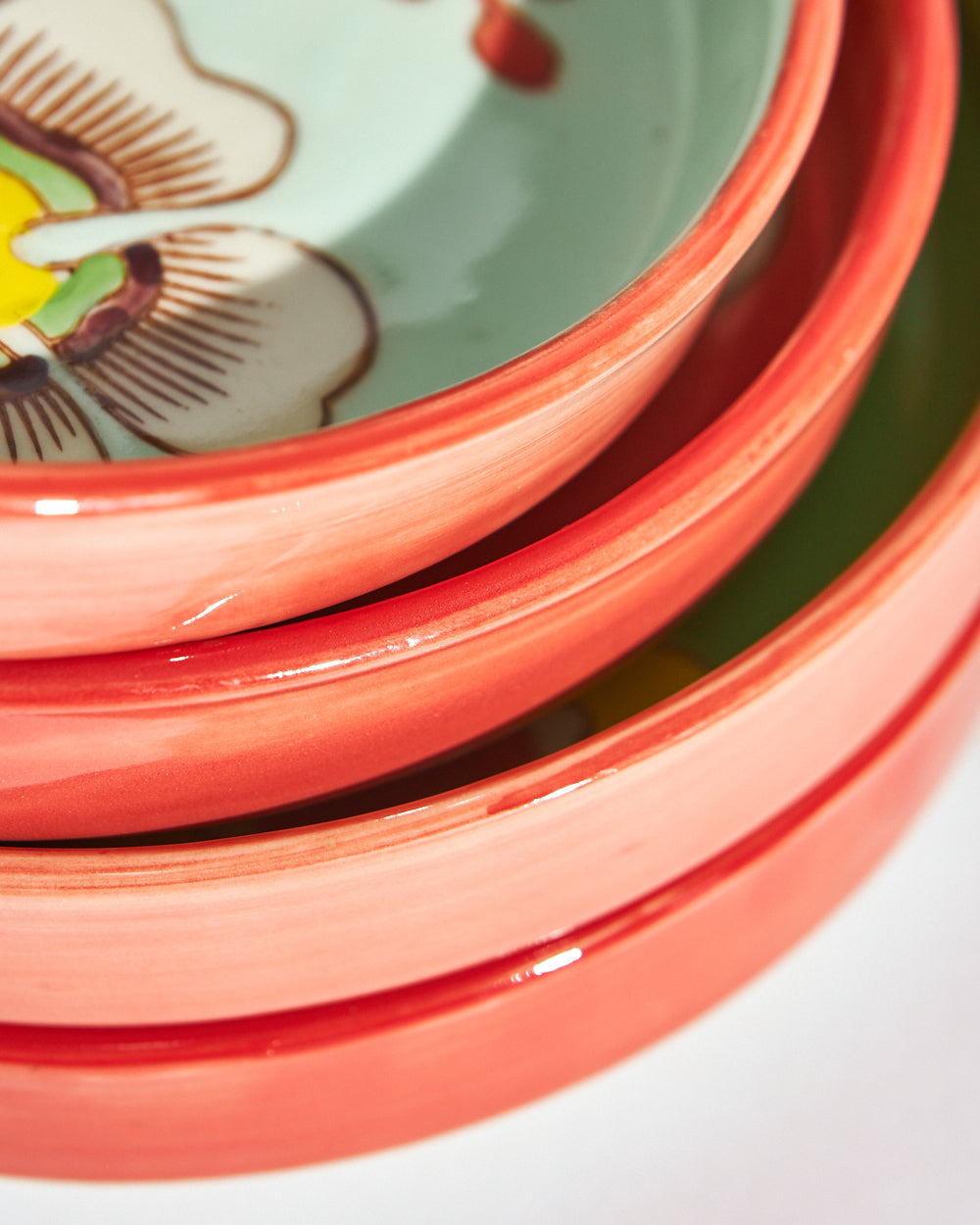 Hibiscus Bloom Snack Plates | Set of 4