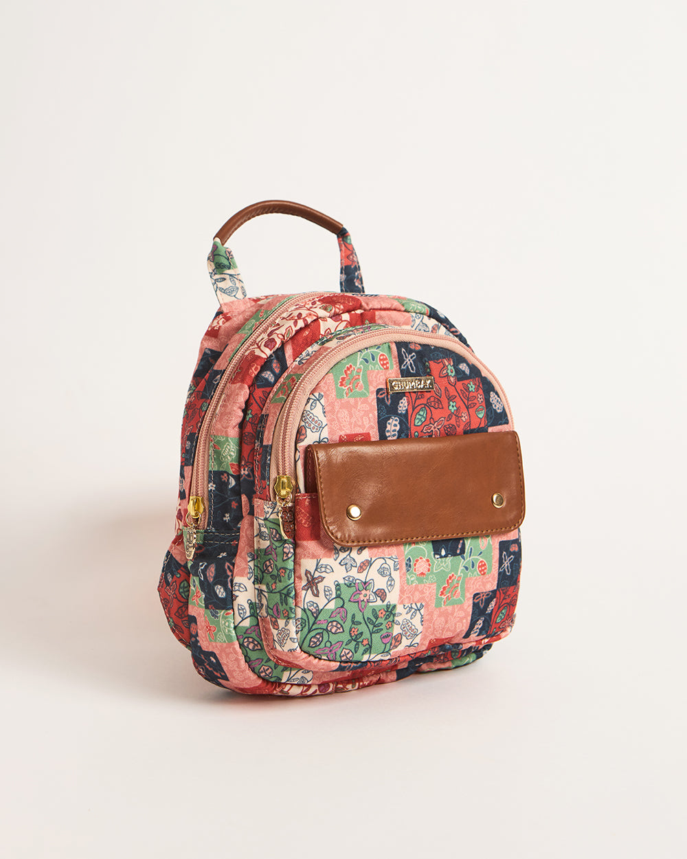 Raasta Mini Backpack - Batik Patch-print